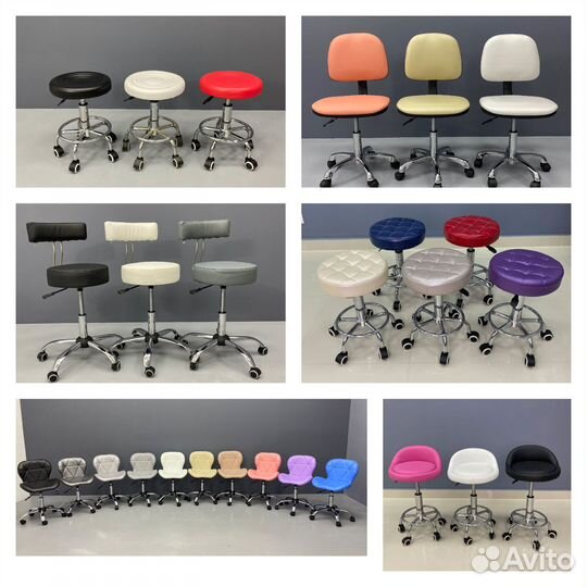 Стул мастера со спинкой / без спинки