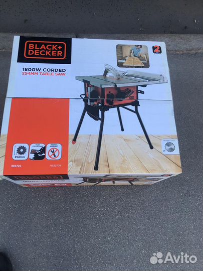 Black & Decker BES720-QS Table saw 254 mm 1800 Watt