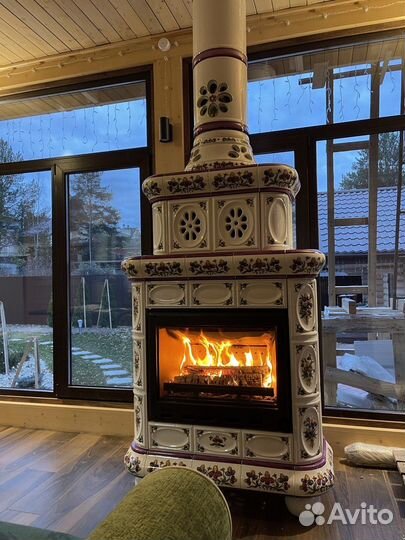 Изразцовая печь для дома, дачи