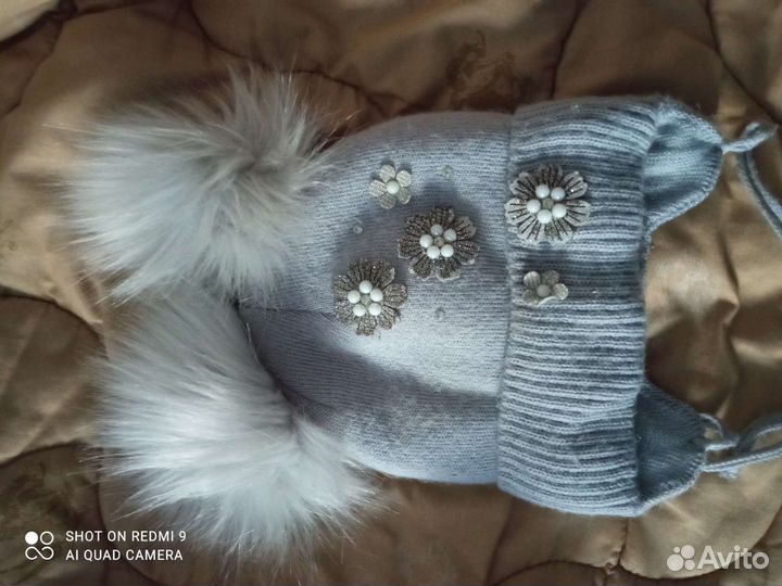 Зимние шапочки для девочки