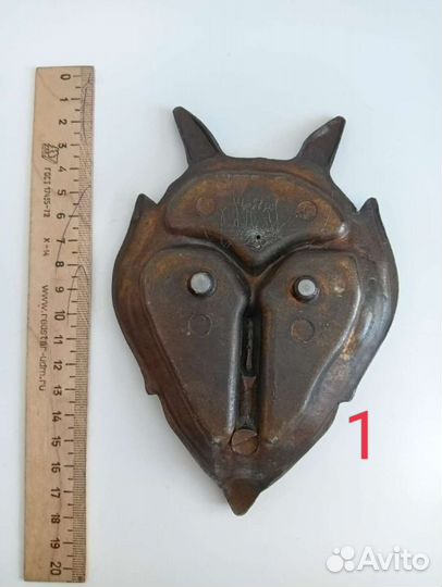 Чертик СССР настольный прибор мундштук металл плас