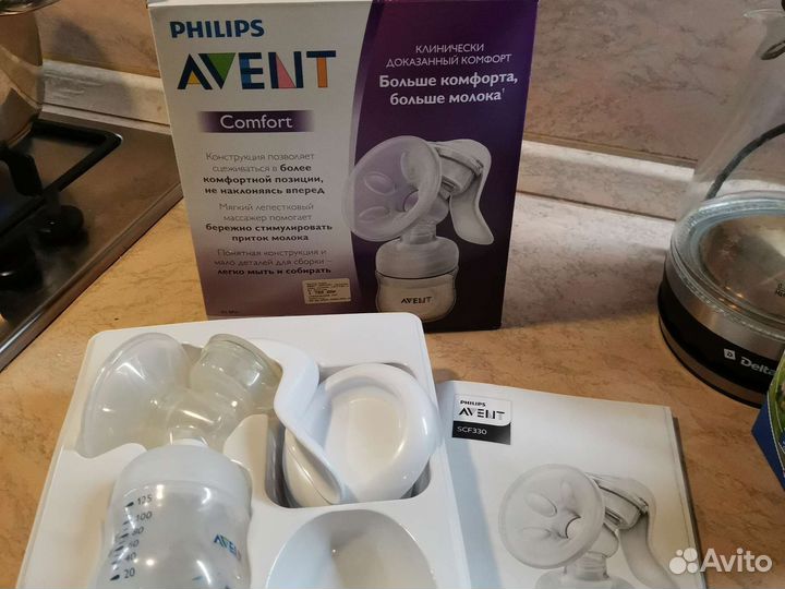 Молокоотсос avent ручной