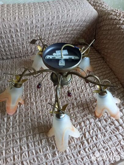 Люстра потолочная бу