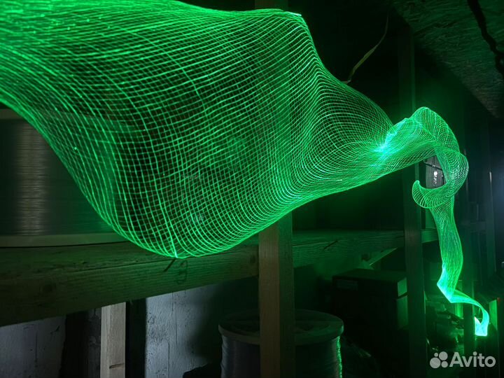 Оптоволоконная сеть для подсветки деревьев RGB