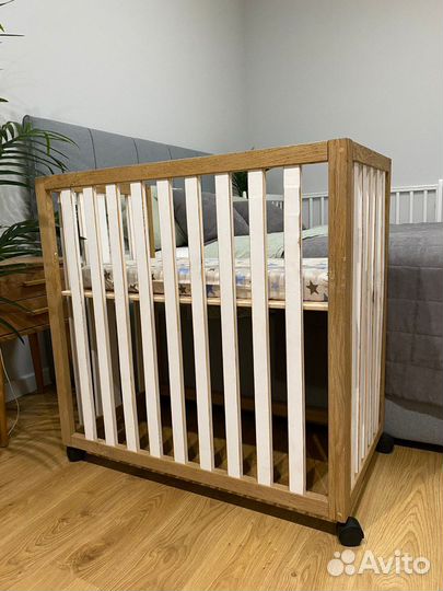 Детская кроватка приставная