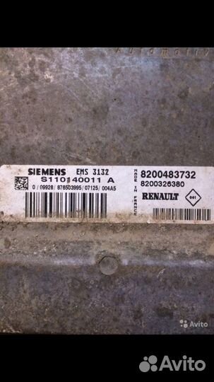 Эбу (мозги) Рено Логан/Сандеро