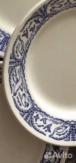 Фарфоровые тарелки зик