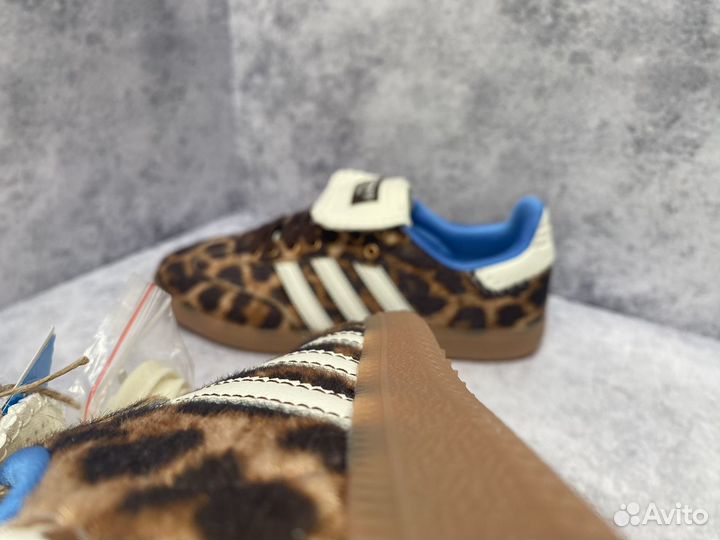 Кроссовки adidas Wales Bonner X Samba Pony Leopard