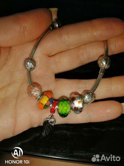 Серебряный браслайт Sunlight с шармами