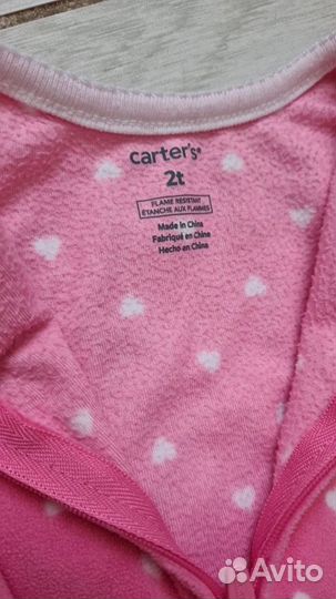 Комбинезоны флис carters для девочки