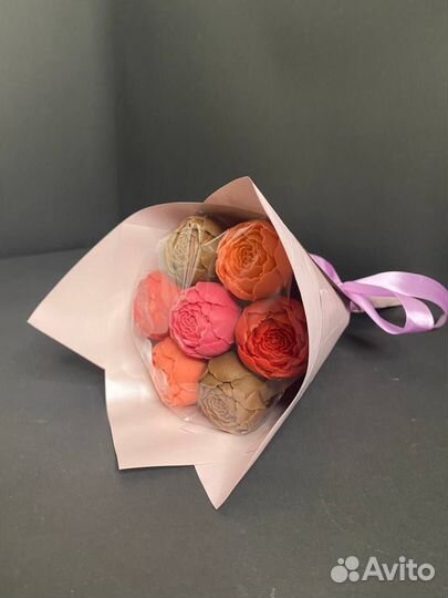 Букет - 7 Шоколадных Пионов