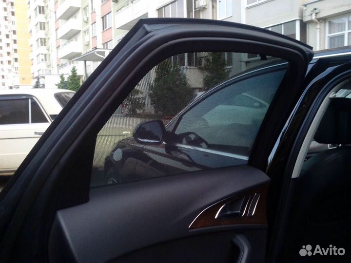 Автошторки клипсы 15 прц renault Logan 2004-12 зад