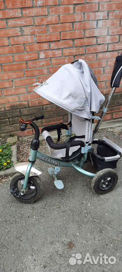 Детский велосипед с родительской ручкой