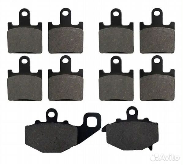 Kawasaki ZX6S (ZX600 P/R) комплект колодок