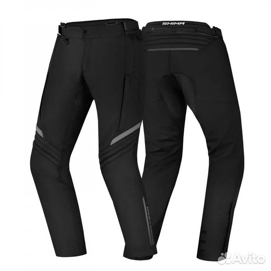 Мотоштаны shima rush MEN black