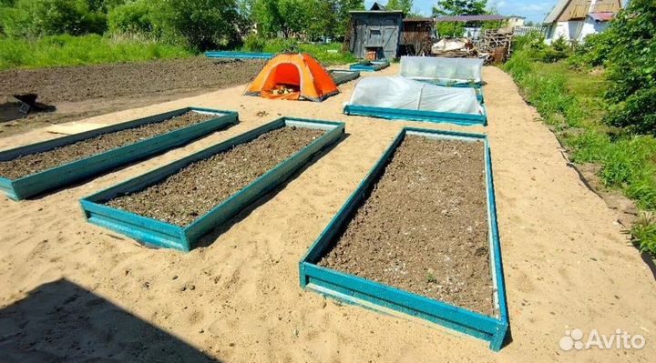 Грядка цветная 1м х 2,5м х 32см