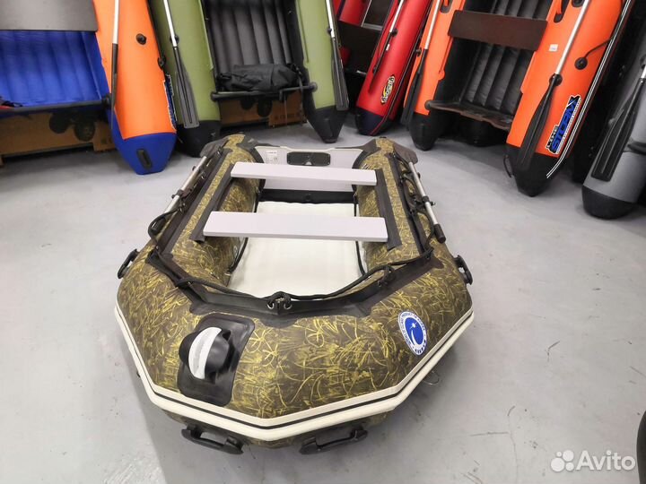 Лодка пвх Stormline Heavy Duty Air Light 340 army
