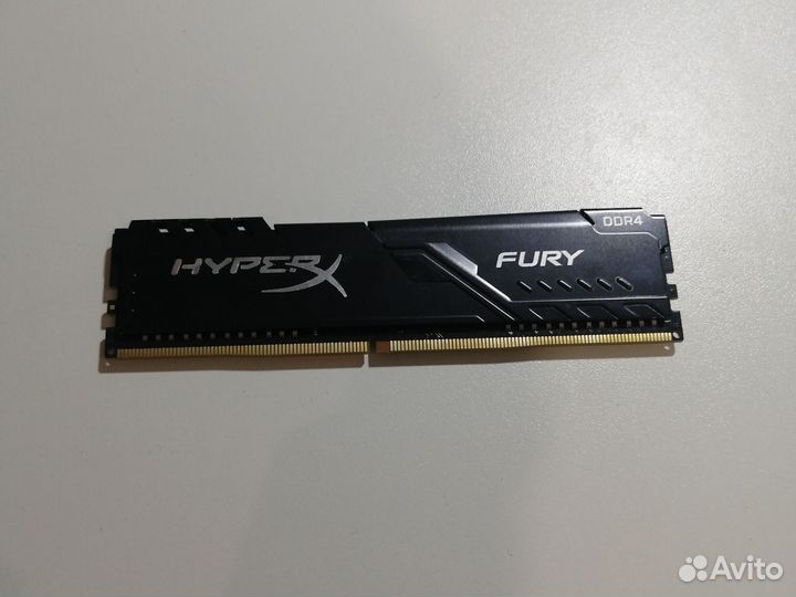 Оперативная память ddr4 hyperx fury 8gb