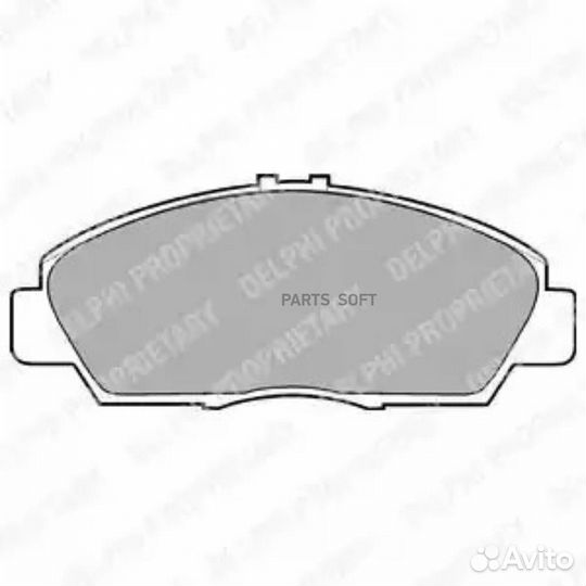 Delphi LP869 Колодки торм.пер