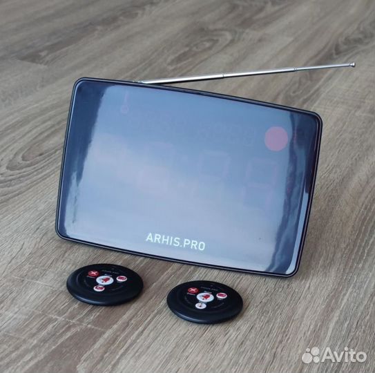 Табло вызова официанта руссифицировано и кнопки