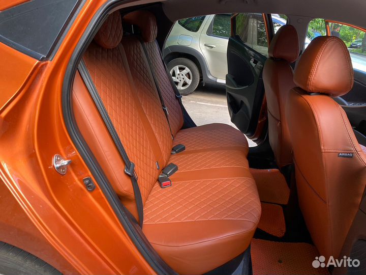 Автомобильные чехлы экокожа Ромб Kia Rio 3