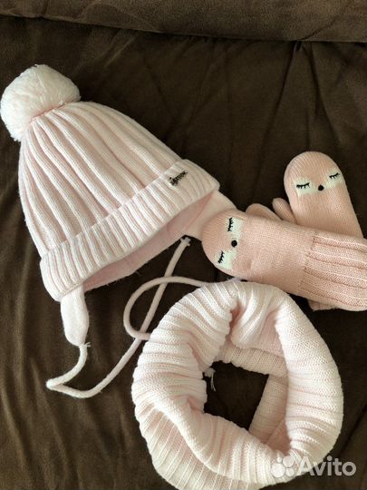 Шапка для девочки зима
