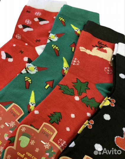 Набор носков новогодний 5 пар