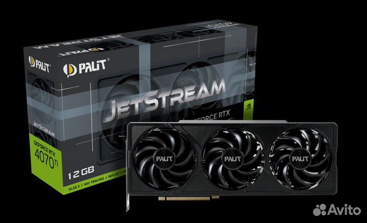 Видеокарта Palit GeForce RTX 4070 Ti JetStream