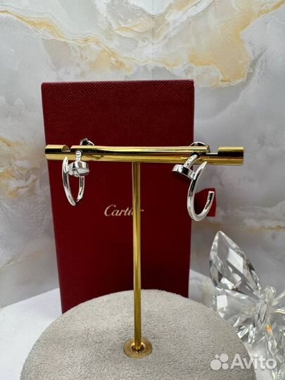 Серьги cartier