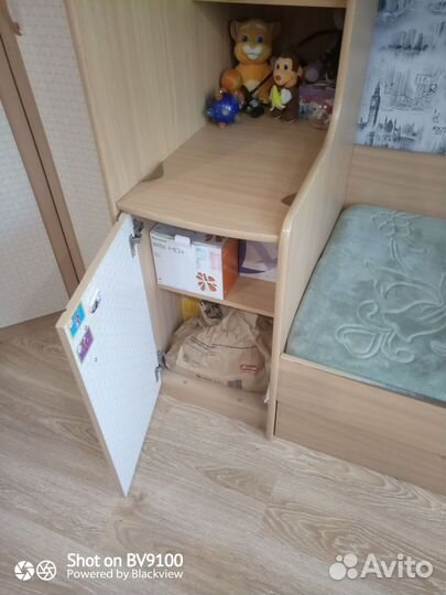 Двухъярусная кровать бу с матрасами