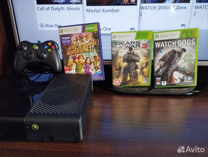 Xbox 360E 250 гб лицензия