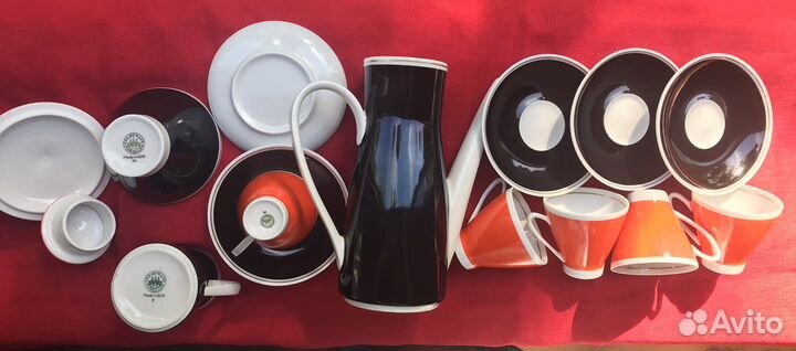 Кофейный сервиз Freiberger Porzellan Винтаж