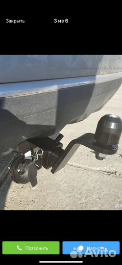 Фаркоп Kia Sportage IV 2018-2021 съемный квадрат