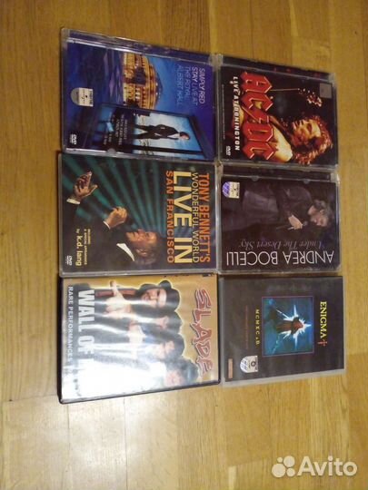 Концерты и клипы на двд