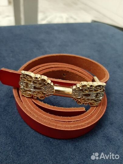 Женский кожаный пояс