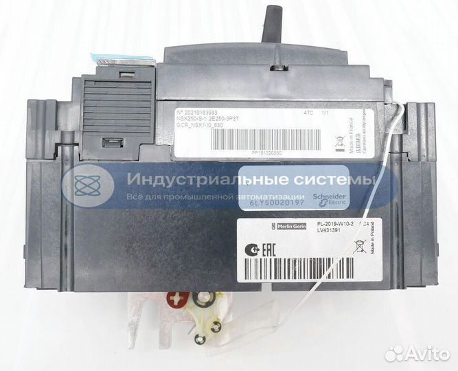 Новый Schneider Electric Compact NSX250-S-5.2E250