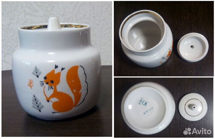 Сахарницы СССР, чайники заварочные