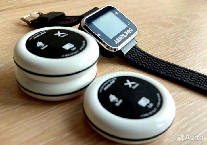 Кнопка вызова персонала, официанта, часы-пейджер