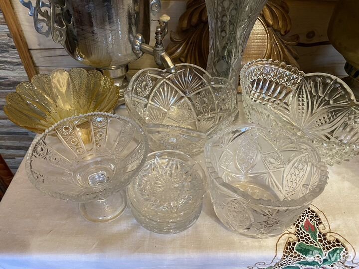 Хрусталь, стекло, посуда СССР