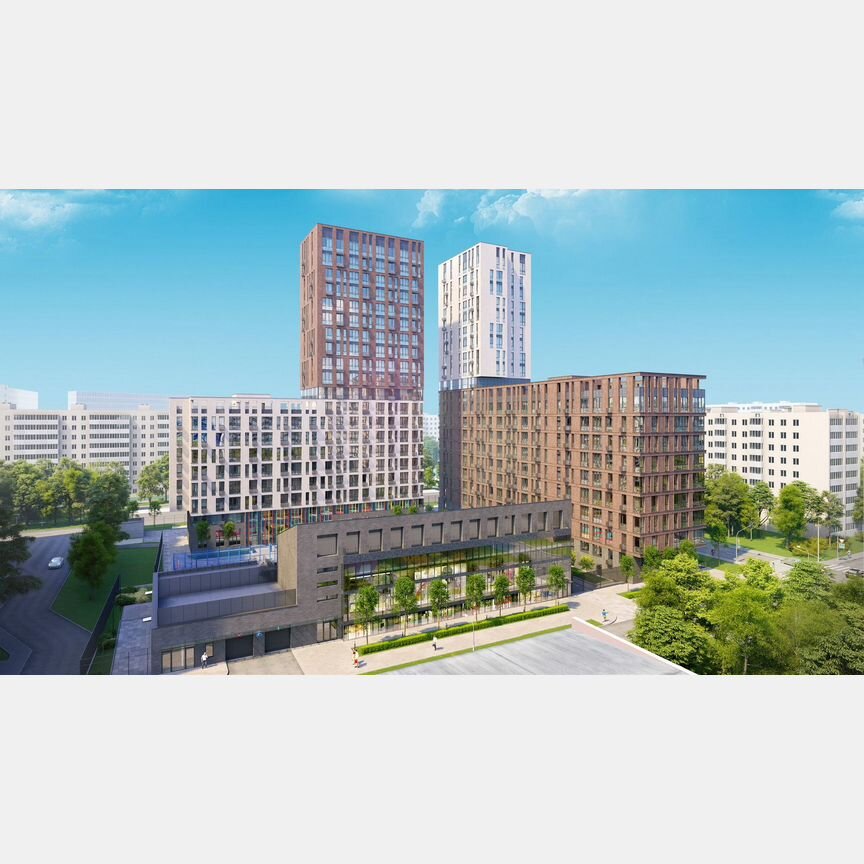 1-к. квартира, 65,6 м², 3/20 эт.