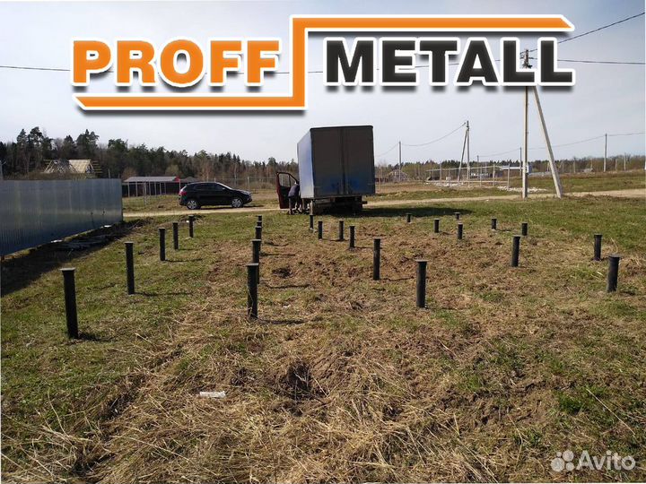 Монтаж винтовых свай