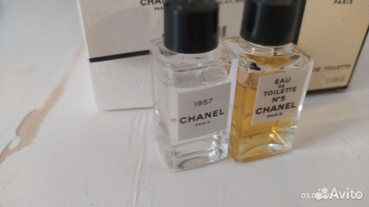 Шанель Мини и пустые флаконы