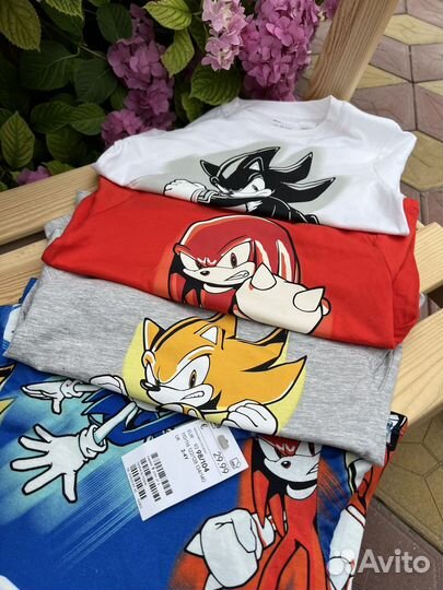 Футболка соник hm