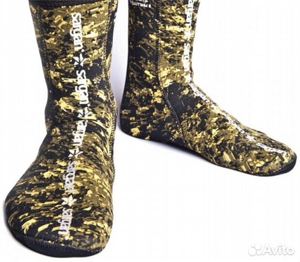 Неопреновые носки для подводной охоты Аргази Кaмо