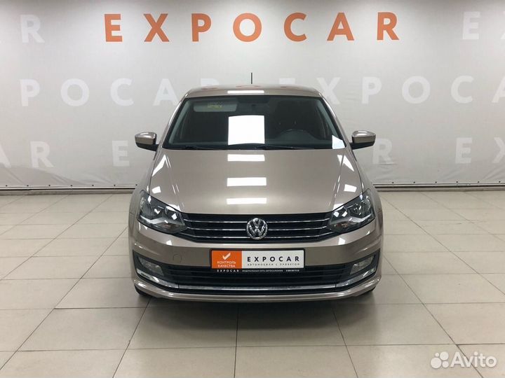 Volkswagen Polo 1.6 AT, 2018, 120 396 км