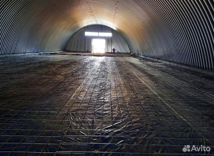 Арочный ангар под ключ