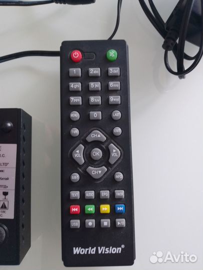 Цифровой эфирный DVB-T2 тюнер World Vision T57D