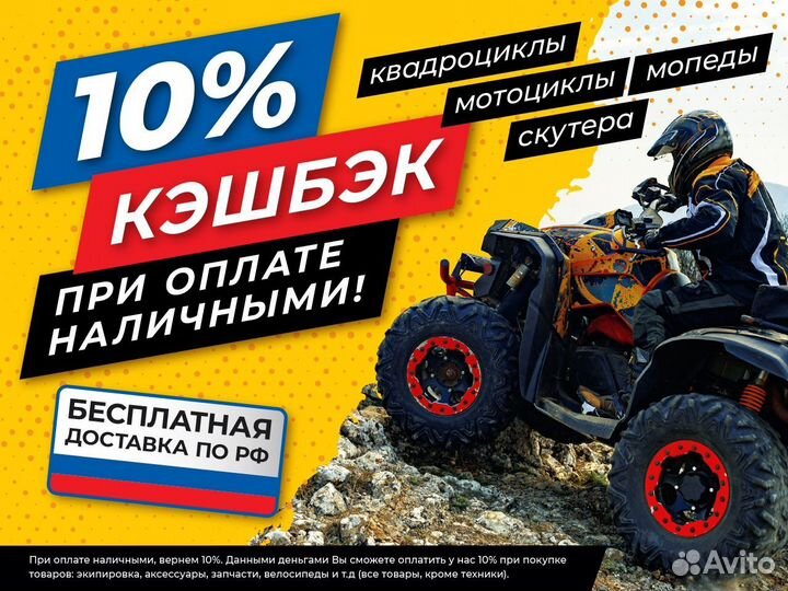 Квадроцикл promax wild 175 LUX В черном цвете