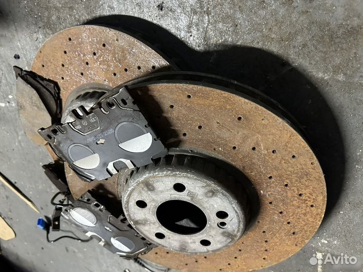 MB GLC тормозные диски и колодки 360мм AMG пакет