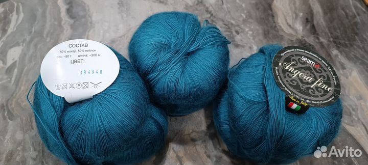Пряжа seam angora fine Италия
